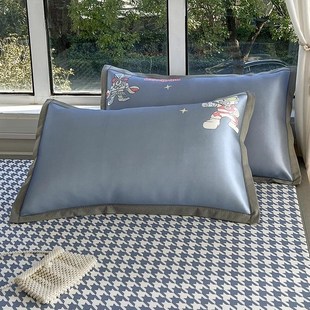 新款夏季冰丝凉席三件套2023新款夏天床单人男孩儿童空调软席子凉