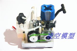 DIY手掌迷你18级甲醇发电机微型发动机非汽油机模型引擎稳压12v