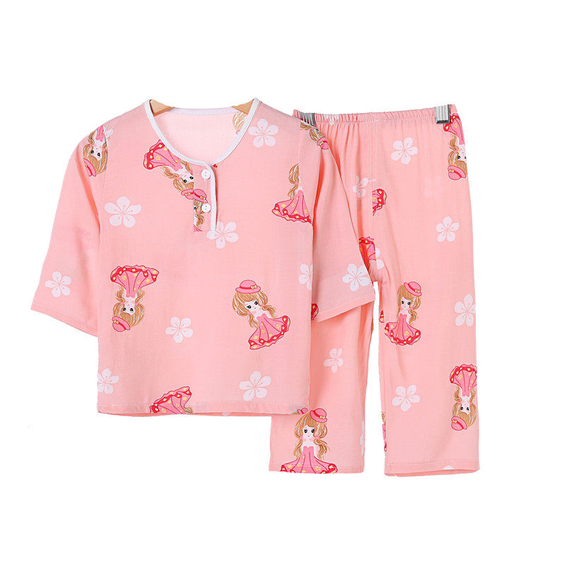 夏季棉绸儿童睡衣男童小孩宝宝套装男孩女童绵绸长袖薄空调家居服,童装/婴儿装/亲子装,家居服套装,淘宝优惠券,粉丝福利购,淘宝优惠卷