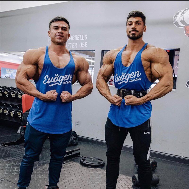 安德烈运动肌肉男健身速干衣透气训练衣宽松大码坎肩无袖工字背心