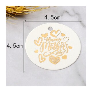 速发.100Pcs 4.5cm Happy Mothers Day Hanging Sign Mothers Day