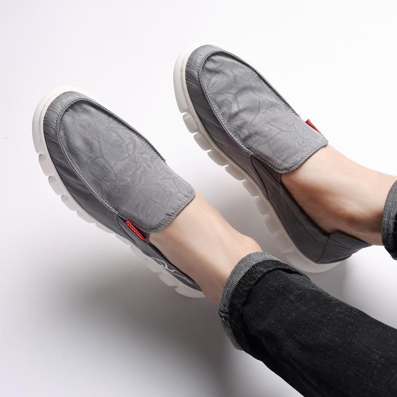 夏季透气布鞋一脚蹬男鞋懒人鞋子男韩版潮流百搭帆布鞋男士豆豆鞋,流行男鞋,乐福鞋（豆豆鞋）,淘宝优惠券,粉丝福利购,淘宝优惠卷