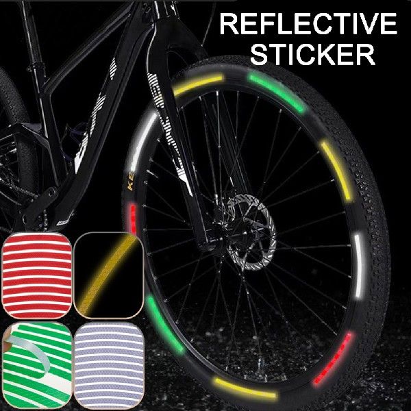 网红Adhesive Reflective Tape Cycling Safety Warning Sticker