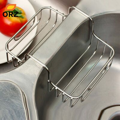 极速ORZ Sink Storage Rack Stainless Steel 2 Sided Sink Strai