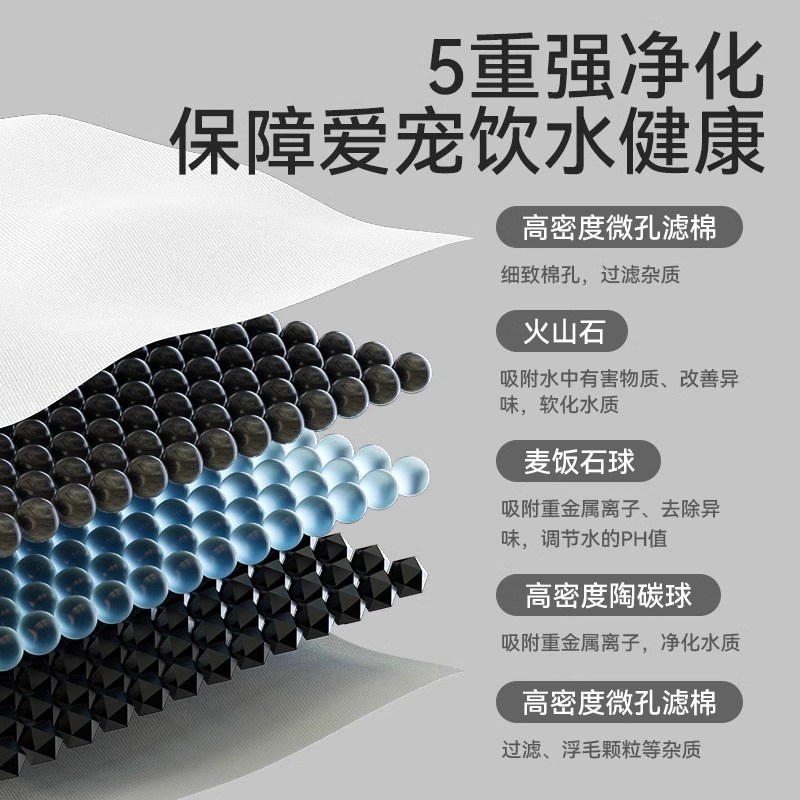 猫咪饮水机陶瓷自动循环流动宠物喝水狗狗喂水器猫碗猫水盆用品