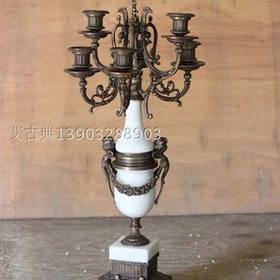 欧式烛台 仿古工艺蜡 牛蹄纯铜/蜡台