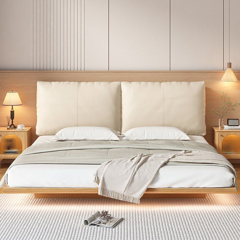 床头软包大靠背免洗科技布侘寂风床上靠垫榻榻米无床头靠枕可拆洗,居家布艺,床头靠垫,淘宝优惠券,粉丝福利购,淘宝优惠卷