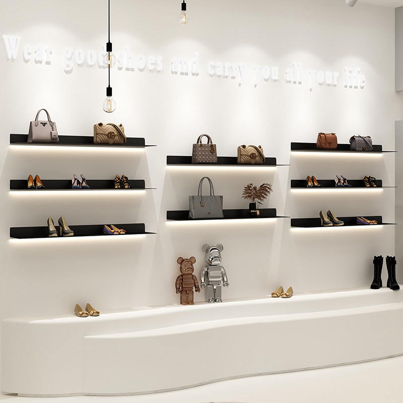 一字板发光墙上展示架带灯隔板客厅装饰层板壁挂书架置物架简约,住宅家具,搁板/置物架/家用陈列架,淘宝优惠券,粉丝福利购,淘宝优惠卷