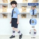 小学生大合唱业朗 今年流行幼儿园园服夏装 儿童校服毕诗照班服套装