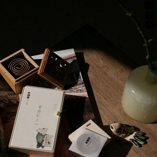 一空万有富森红土盘香檀香沉香净化空气清新卧室家用香薰舒缓情绪