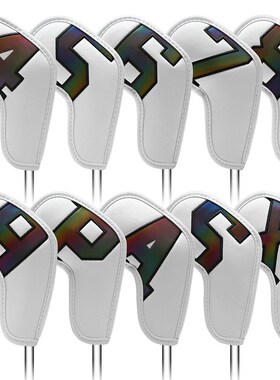 Golf iron covers golf club head covers of various colors and