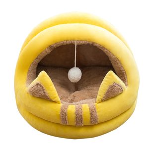 Pet DogrCat oed Nest Wa mx Soft Sleeping Comfy indoBr cave