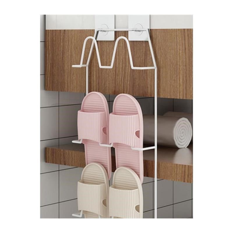 网红浴室拖鞋架壁挂式厕所鞋子y收纳置物架卫生间门后免打孔鞋架,收纳整理,鞋子收纳架,淘宝优惠券,粉丝福利购,淘宝优惠卷