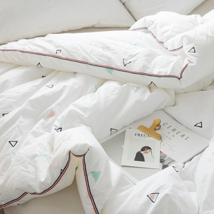 全棉被子冬被双人空调被学生宿舍棉被单人3/4斤春秋被可机洗