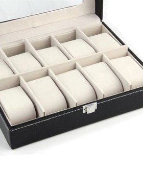 Hot Sales 12 Slot Faux Leather Watch Box Wrist Watch Displa