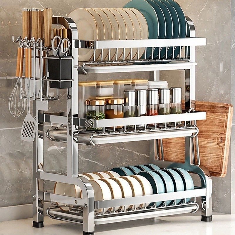 不锈钢碗架厨房置物架家用多功能放碗筷碗碟碗盘沥水架碗碟收纳架,畜牧/养殖物资,特种养殖设备,淘宝优惠券,粉丝福利购,淘宝优惠卷