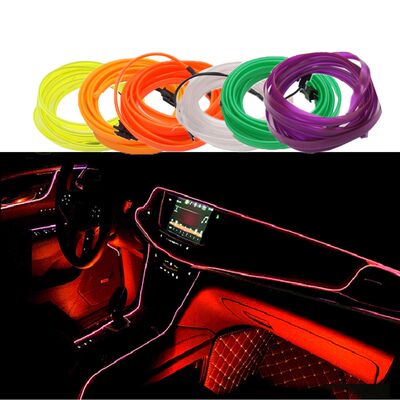 推荐1M/2M/3M/5M Car Interior Atmosphere Lamp Welcome Light D