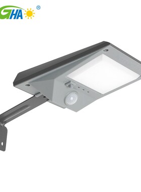 跨境太阳能灯家用18led户外A灯防水人体感应灯壁灯过道农村庭院灯