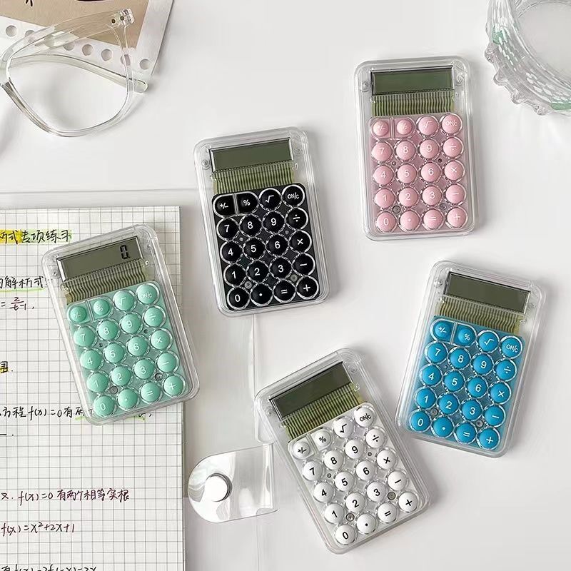 小众高货ins风简约计算器小型静音可爱迷你高颜值宿舍学生办公考
