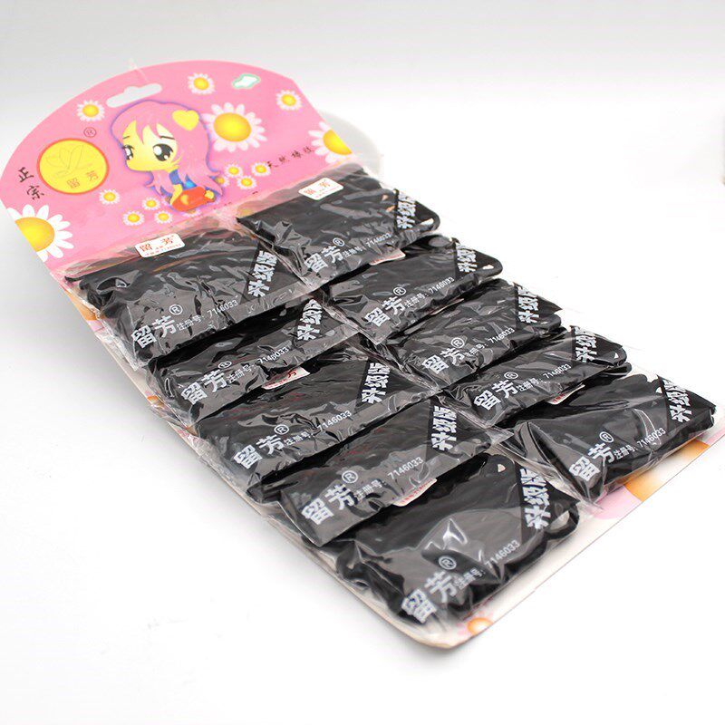 橡皮筋扎头发发圈女高弹力耐用头绳胶圈黑色成人皮套大人橡筋新品