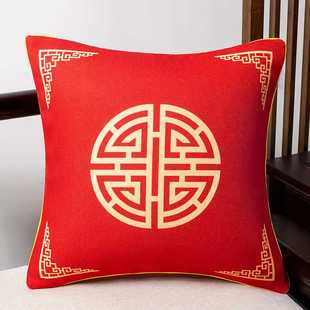 抱枕红木沙发靠垫靠枕套不含D芯定制古典腰枕中国风客厅靠 新中式