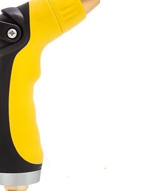 新款黄色手推高压洗车水枪 ABS多功K能 园林花洒 出口欧美