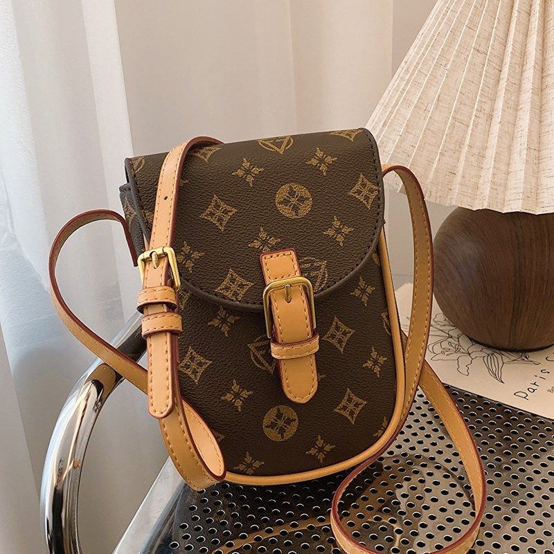 夏天小包包女2024新款老花手机包迷你小包高级感百搭单肩斜挎小包,箱包皮具/热销女包/男包,手机包,淘宝优惠券,粉丝福利购,淘宝优惠卷