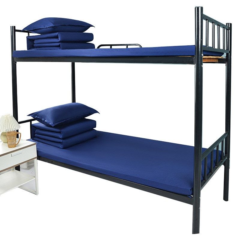 三件套单位职工宿舍单人床单被罩被套蓝色火焰蓝床上用品定制,床上用品,学生床品套件,淘宝优惠券,粉丝福利购,淘宝优惠卷