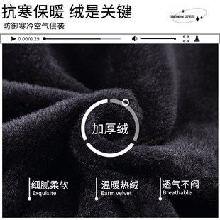 松紧腰灰色仿牛仔打底裤女秋冬外穿加绒小个子八分高腰铅笔小脚裤