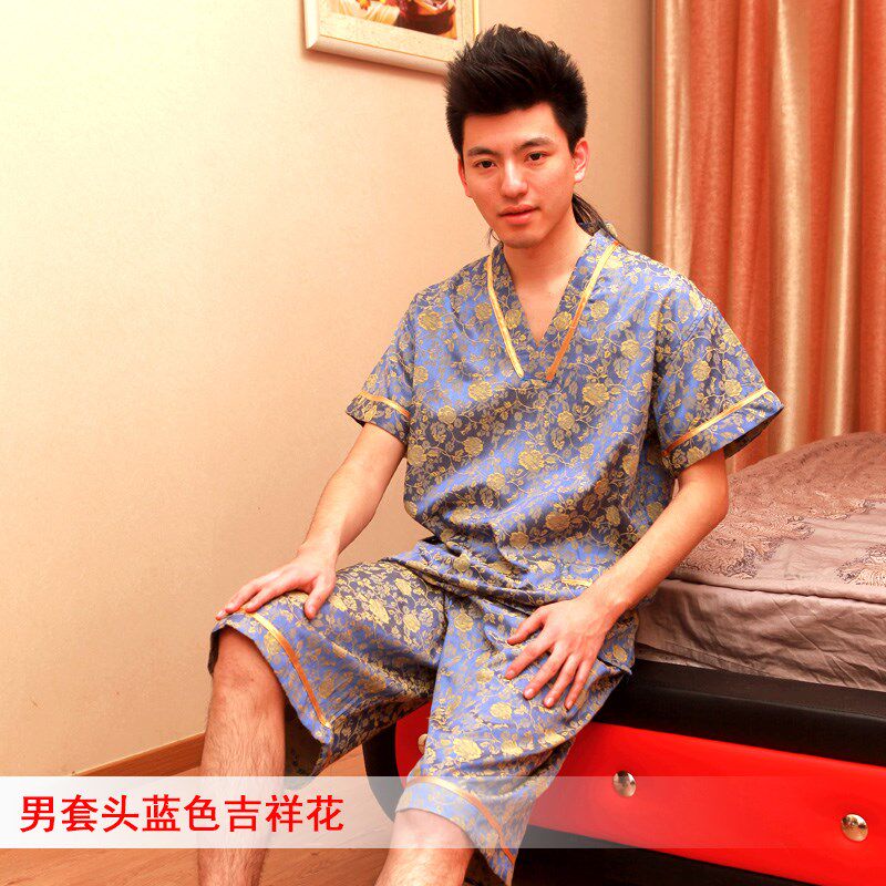 睡衣新款客人浴室韩版汗蒸服桑拿服洗浴服中心服装男女