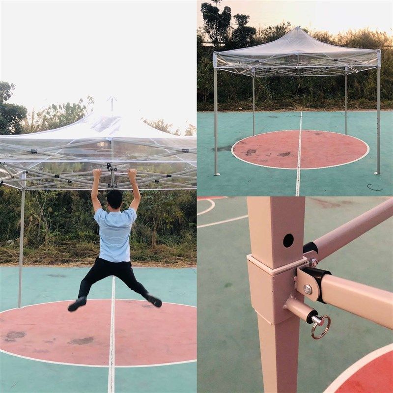 户外透明帐篷四脚折叠遮阳棚 阳光房花房 四脚摆摊大伞伸缩遮雨棚,基础建材,PC耐力板/阳光板,淘宝优惠券,粉丝福利购,淘宝优惠卷