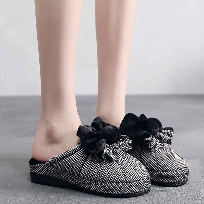 坡跟厚底棉拖鞋女可爱绒面室内居家软底防滑家居韩版家用拖鞋冬季,居家布艺,居家棉拖/棉鞋,淘宝优惠券,粉丝福利购,淘宝优惠卷