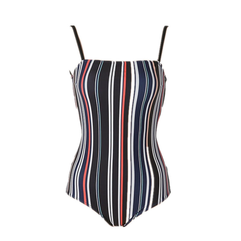 速发2021e新款生连身性感吊带泳装温泉小胸三角显瘦露背仙泳衣拼