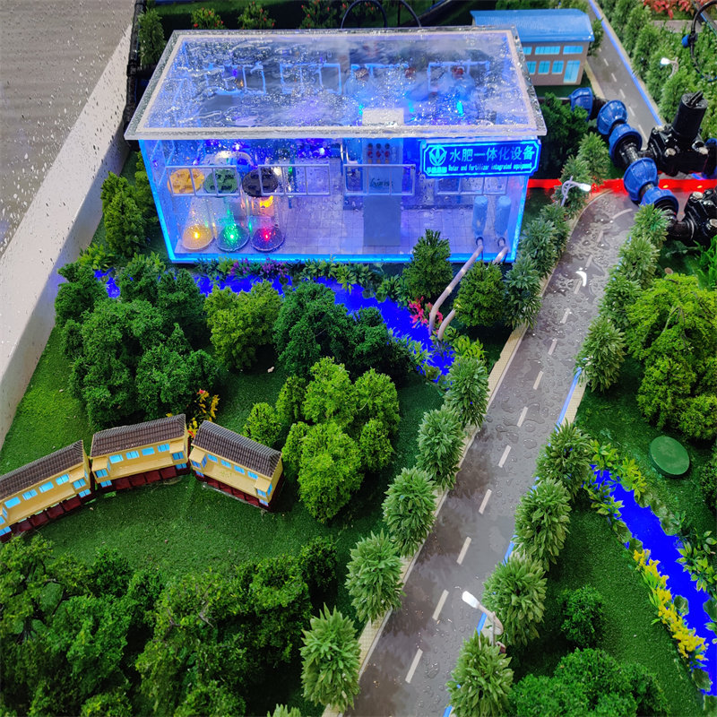 智慧农业沙盘模型智能交通车路协同停车场温室大棚立体车库满就送