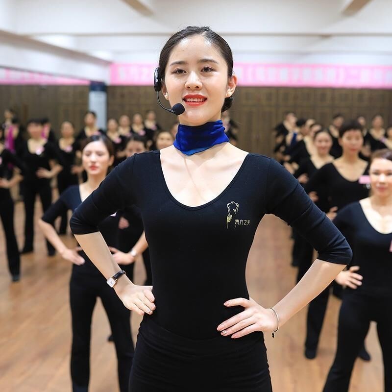 2022年新款高端形体服训练套装女舞蹈刘芳老师练功服高档导师服裤