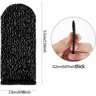 20pcs Breathable Game Controller Finger Cover Sweat Proof Ga