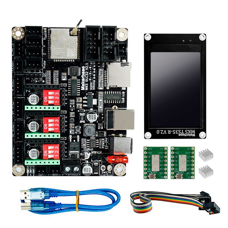 3d打印机主板MKS DLC32 脱机控制 32位ESP32 WIFIV 桌面激光雕刻