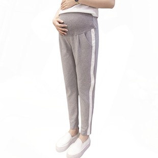 150cm矮小个子孕妇裤子怀孕初期孕早期打底裤女外穿九分老爹裤9分