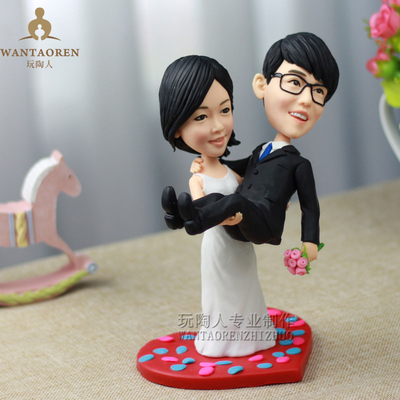 爱的抱抱-软陶人偶真人公仔来图定制diy泥塑雕塑真人陶偶泥人礼物,个性定制/设计服务/DIY,软陶人偶,淘宝优惠券,粉丝福利购,淘宝优惠卷