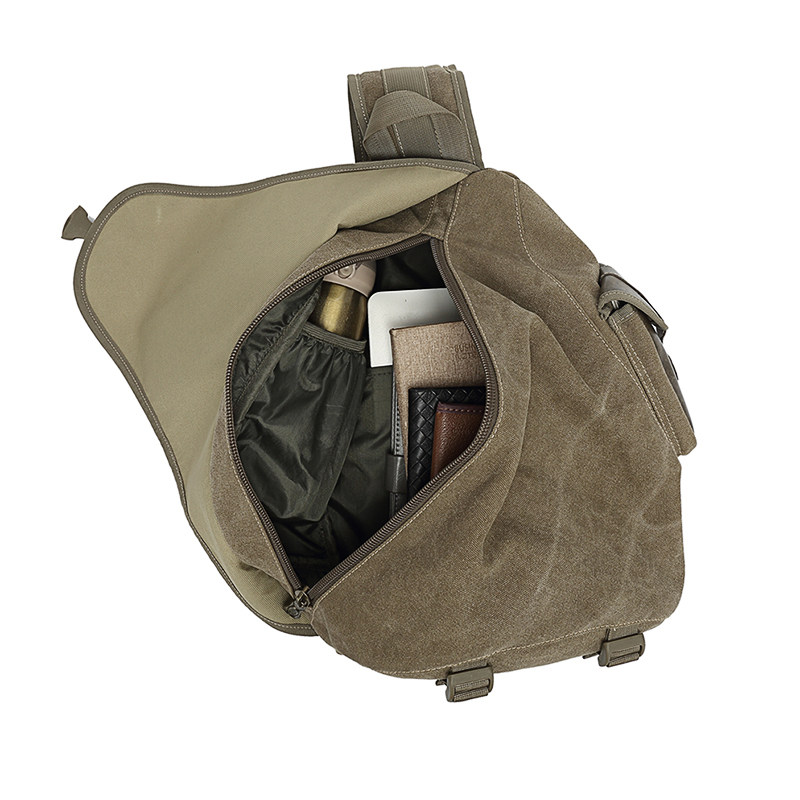 帆布大胸包男土斜挎包个性男士包包男包运动斜挎侧包休闲户外背包