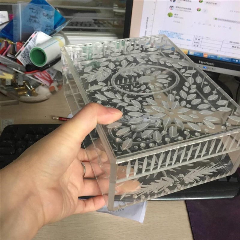明仕透明亚克f力板雕刻 抛光 折弯 打孔 有机玻璃制品PC板加工成