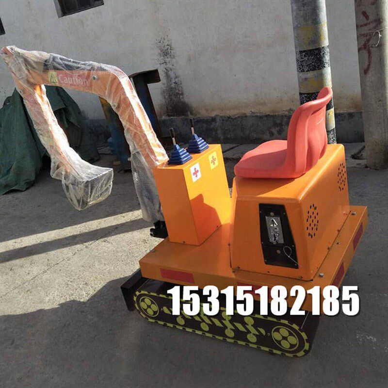 儿童挖掘机大型游乐场设备儿童挖掘机可坐超大挖土10岁电动钩机