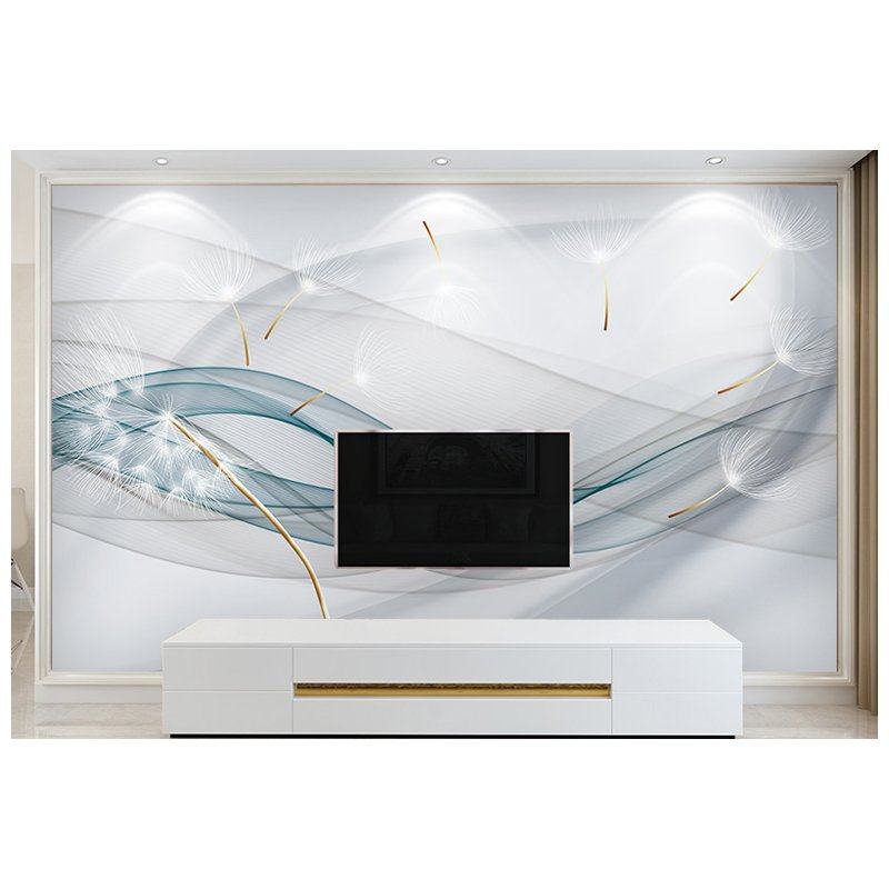 新款8d电视背景墙壁纸简约现代网红壁画客厅大气影视墙纸装饰墙布,家装主材,定制壁画,淘宝优惠券,粉丝福利购,淘宝优惠卷