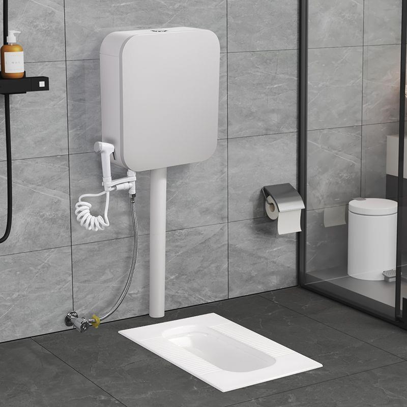 蹲便器蹲坑式水箱整套家用便盆大便器厕所陶瓷蹲厕防臭便池