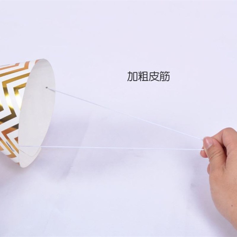 生日帽纸质女男孩新西游记游戏挡脸尖尖帽团建拓展高帽三角帽道具
