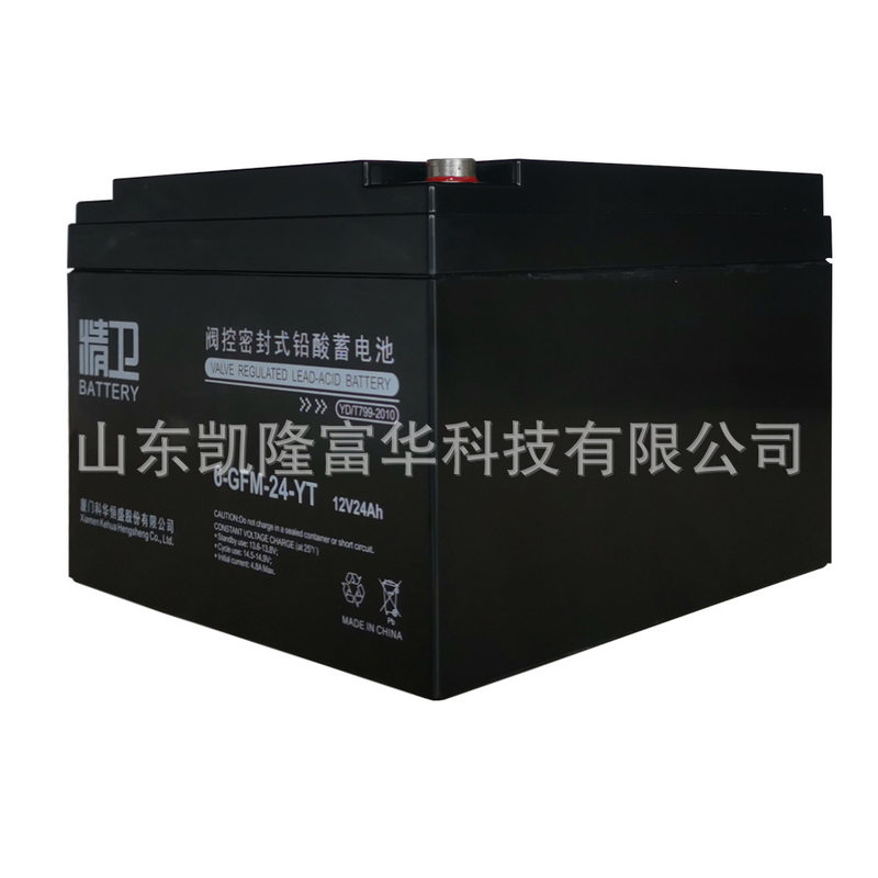 科华精卫6-GFM-24-YT消防应急电源UPS直流屏EPS机房12v24ah蓄电池