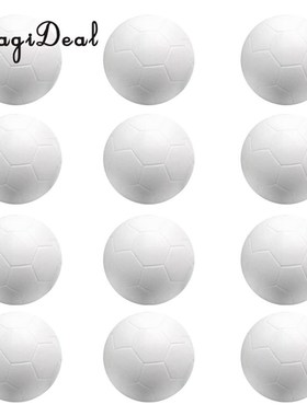 Professional 12 Pieces 32mm White Soccer Table Football Foos