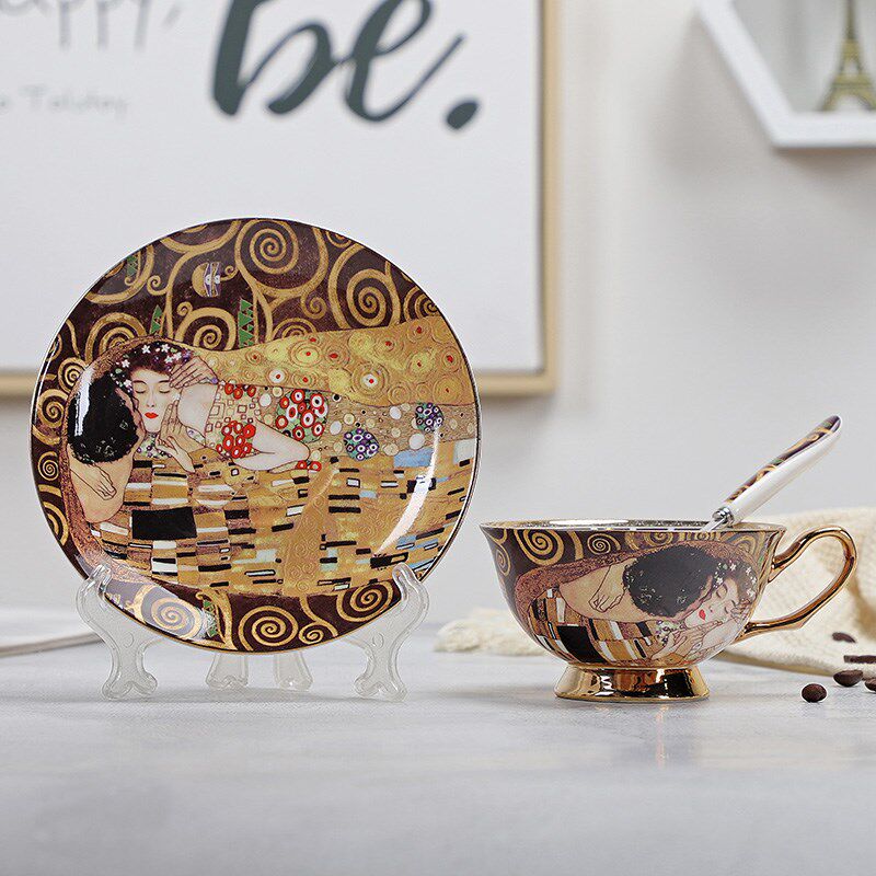 High Quality Bone Porcelain Coffee Cups Vintage Ceramic On-G