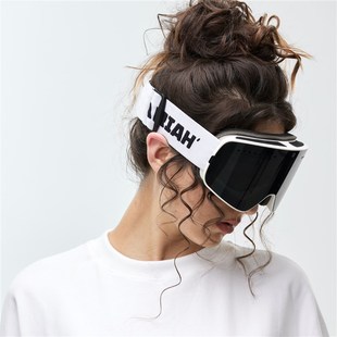 ZACHARIAH【白骑士】磁吸滑雪镜雪地登山防雾防雪近视柱面护目镜