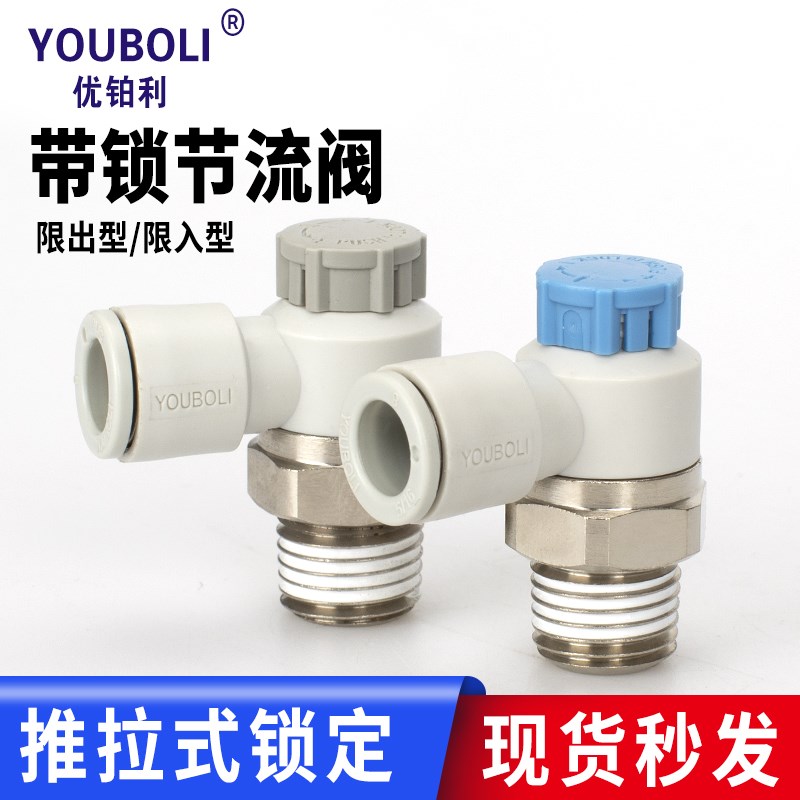 新款调速阀节流阀AS1201F-M5-04A/AS2201F-01-02-08-06-10AS 顺荣